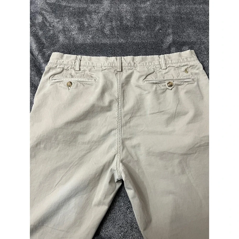 Polo Ralph Lauren Mens 36x30 Stretch Straight Fit Chino Pants Khaki Preppy